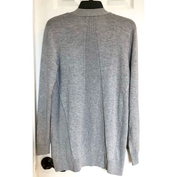 LOVE ELLIE - NWOT - L Sz L Lightweight Open Cardigan in Light Heather Gray - Picture 11 of 11